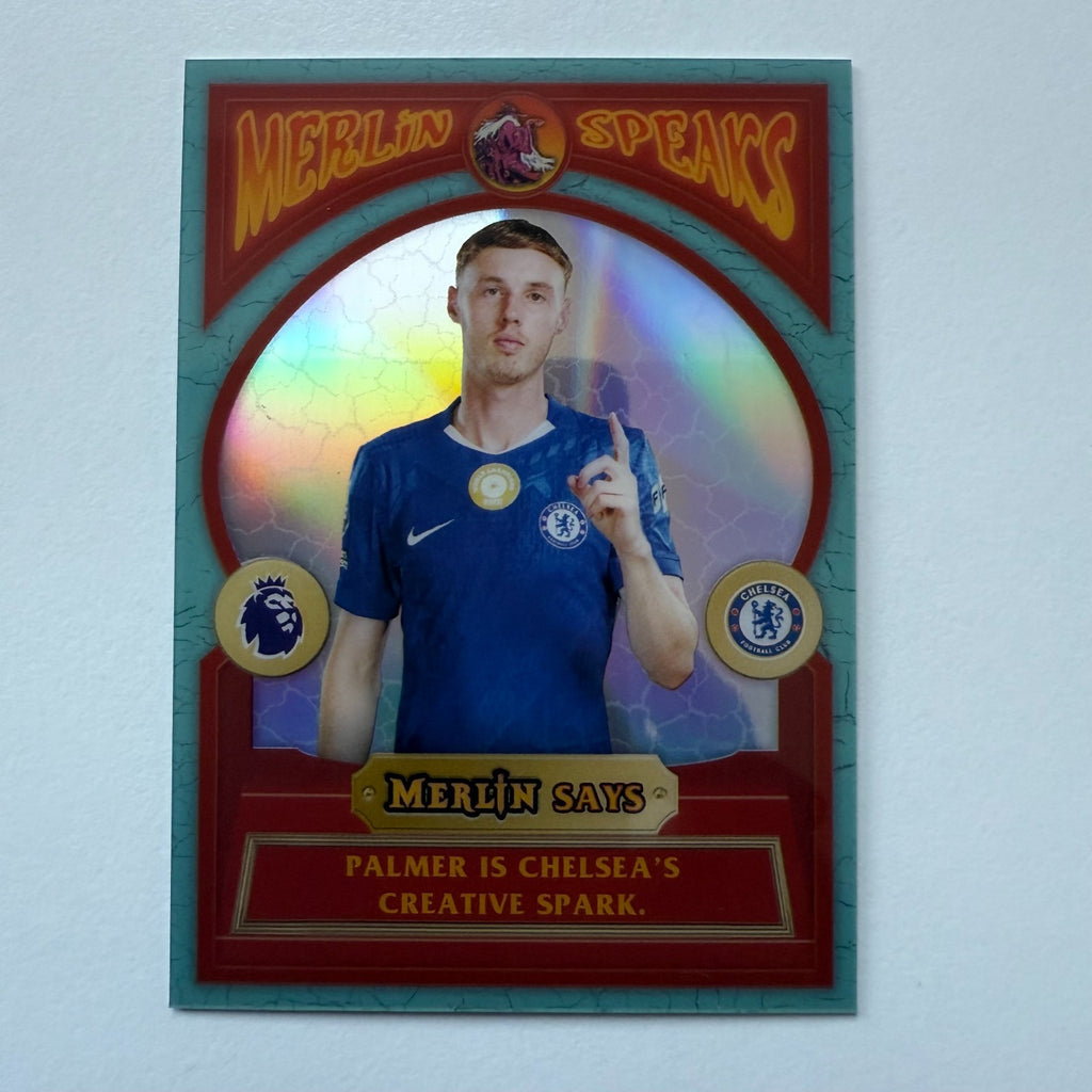 Topps Merlin Premier League 2026 Cole Palmer Merlin Speaks Insert MS-6 Chelsea