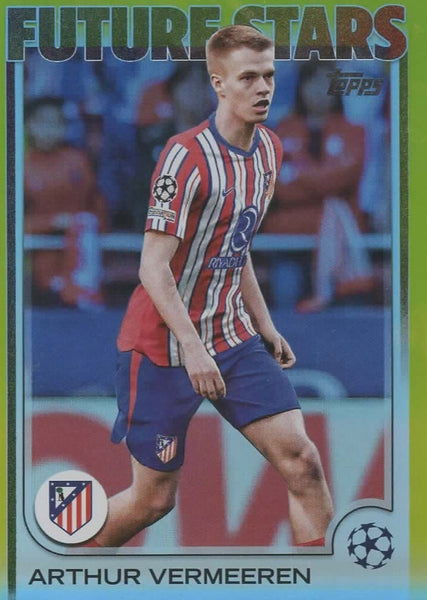 Topps UCC Flagship 2024/25 Arthur Vermeeren Parallel Future Stars Club 108/175
