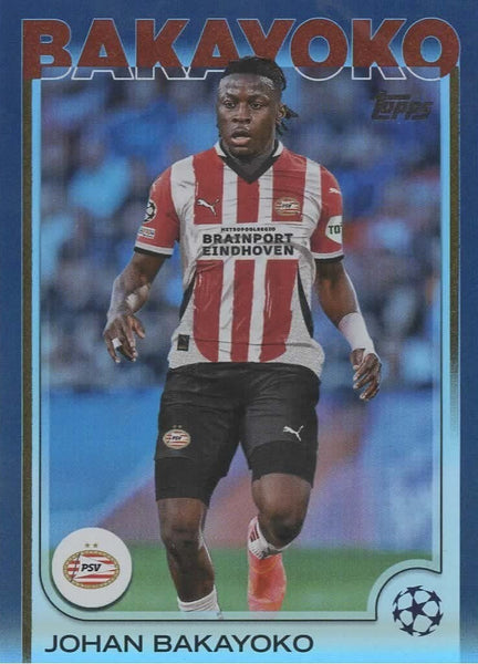 Topps UCC Flagship 2024/25 Johan Bakayoko PSV Parallel UEFA Club Card /275