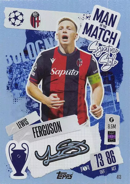 Topps Match Attax 2024/2025 24/25 Lewis Ferguson Man of the Match Signature #413