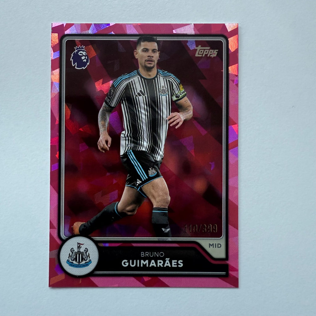 Topps Flagship Premier League 2026/27 Bruno Guimaraes Pink /399 Newcastle #211