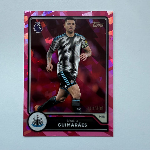 Topps Flagship Premier League 2026/27 Bruno Guimaraes Pink /399 Newcastle #211