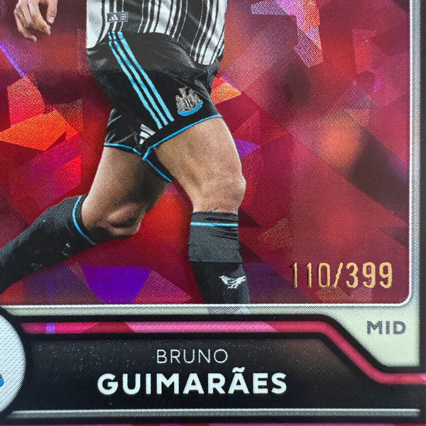 Topps Flagship Premier League 2026/27 Bruno Guimaraes Pink /399 Newcastle #211