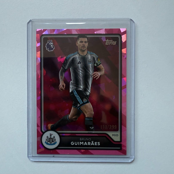 Topps Flagship Premier League 2026/27 Bruno Guimaraes Pink /399 Newcastle #211