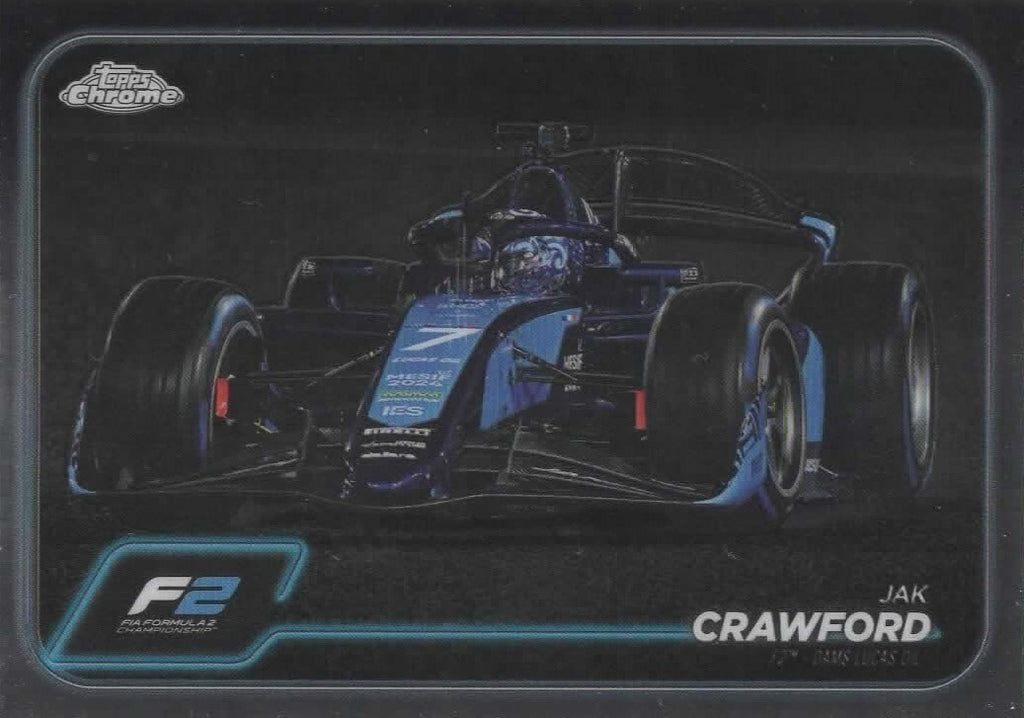 Topps Chrome Formula 1 2024 Jak Crawford F2 Dams Lucas Oil Card #105