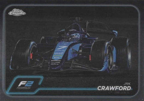 Topps Chrome Formula 1 2024 Jak Crawford F2 Dams Lucas Oil Card #105
