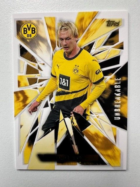 Topps Vernissage Borussia Dortmund 2023/24 Julian Brandt Unbreakable Card No.19