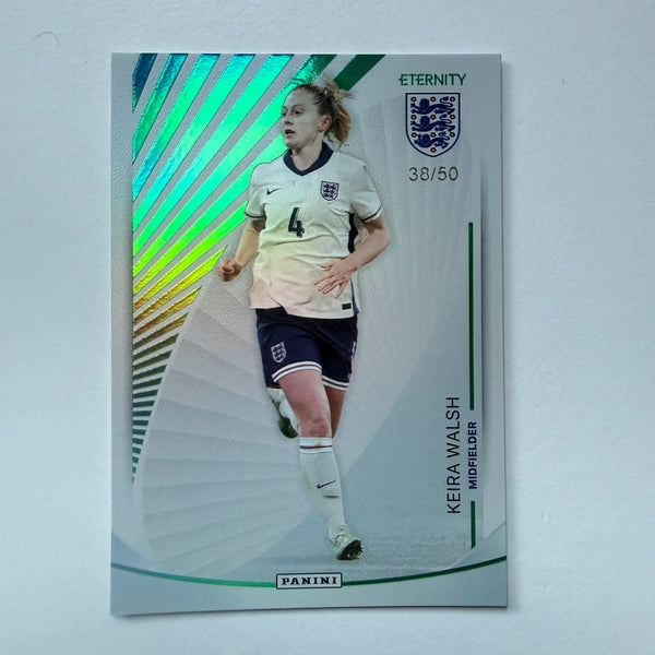 Panini Eternity Lionesses 2025 Keira Walsh England Base Green Numbered Card /50