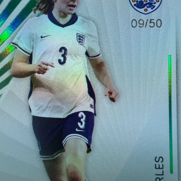 Panini Eternity Lionesses 2025 Niamh Charles England Base Green Numbered /50