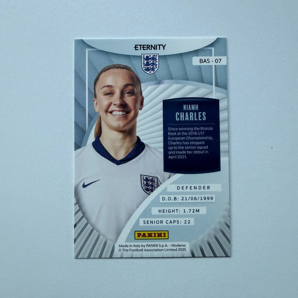 Panini Eternity Lionesses 2025 Niamh Charles England Base Green Numbered /50
