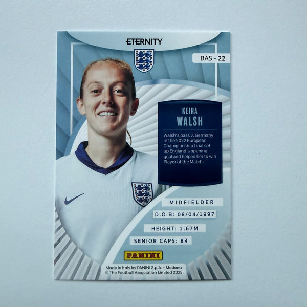 Panini Eternity Lionesses 2025 Keira Walsh England Base Green Numbered Card /50