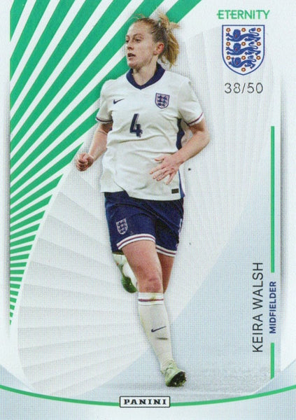 Panini Eternity Lionesses 2025 Keira Walsh England Base Green Numbered Card /50