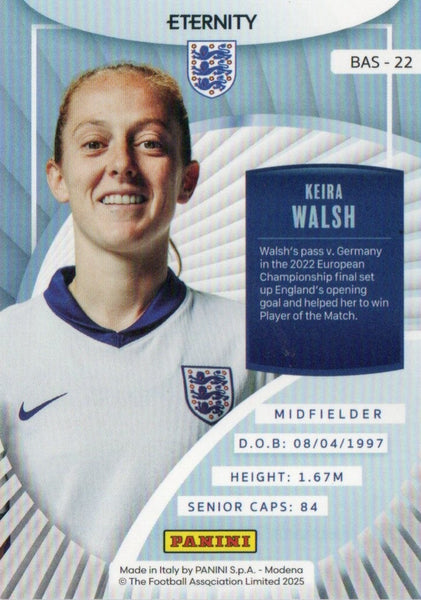 Panini Eternity Lionesses 2025 Keira Walsh England Base Green Numbered Card /50