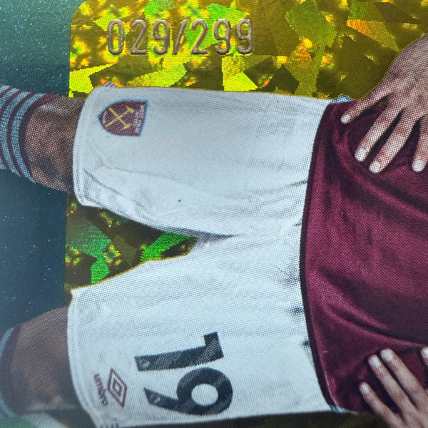 Topps Premier League 25/26 Edson Alvarez West Ham Gold Parallel Card /299