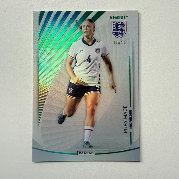 Panini Eternity Lionesses 2025 Ruby Mace England Base Green Card /50
