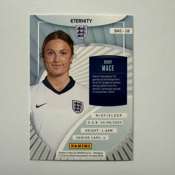 Panini Eternity Lionesses 2025 Ruby Mace England Base Green Card /50