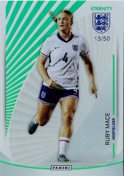Panini Eternity Lionesses 2025 Ruby Mace England Base Green Card /50