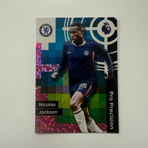 Topps Premier League 25/26 Nicolas Jackson Chelsea Pink Parallel Card /399