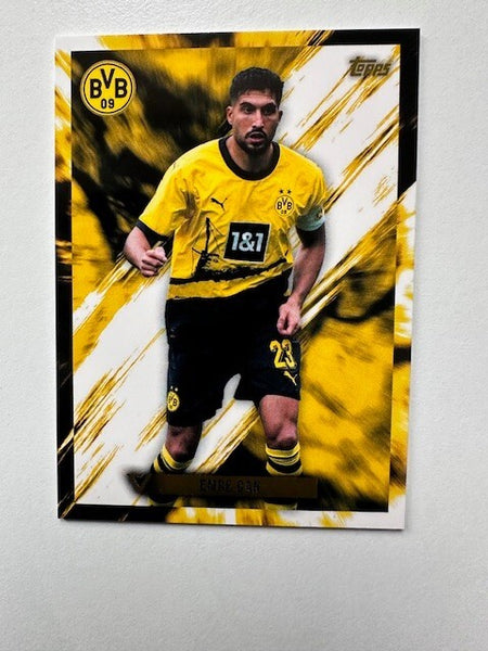 Topps Vernissage Borussia Dortmund 2023/24 Emre Can Base Card No.23