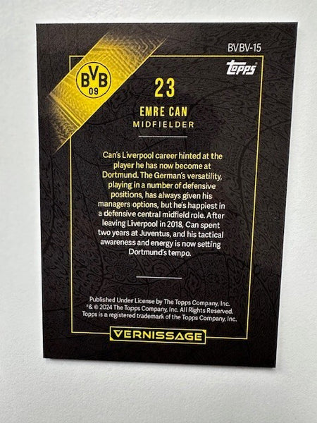 Topps Vernissage Borussia Dortmund 2023/24 Emre Can Base Card No.23