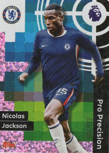 Topps Premier League 25/26 Nicolas Jackson Chelsea Pink Parallel Card /399