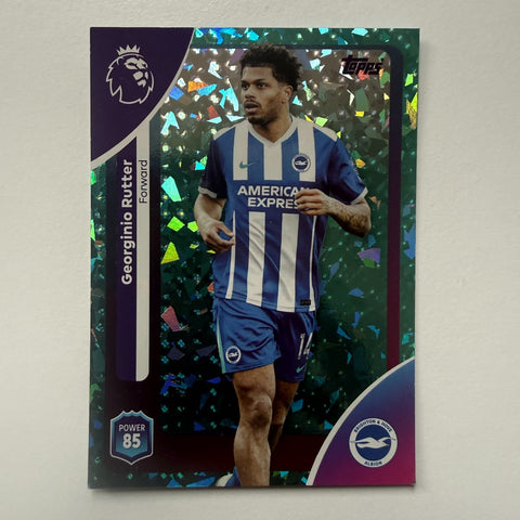 Topps Premier League 25/26 2026 Georginio Rutter Green Parallel Card /499