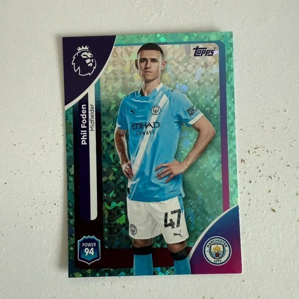 Topps Premier League 25/26 2026 Phil Foden Manchester City Green Card /499