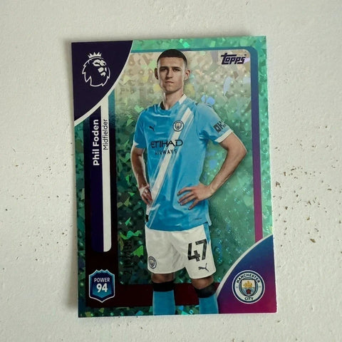 Topps Premier League 25/26 2026 Phil Foden Manchester City Green Card /499