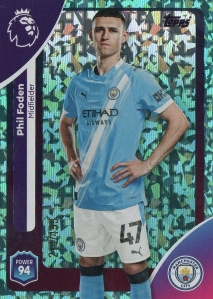 Topps Premier League 25/26 2026 Phil Foden Manchester City Green Card /499