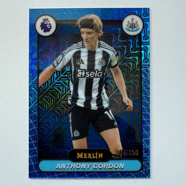 Topps Merlin Premier League 2026 Anthony Gordon Blue Refractor /150 Newcastle