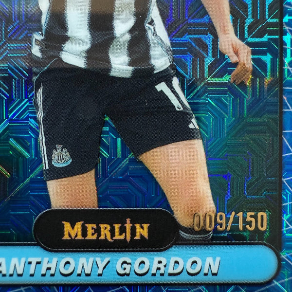 Topps Merlin Premier League 2026 Anthony Gordon Blue Refractor /150 Newcastle