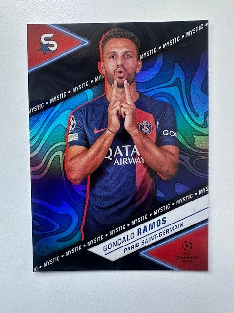 Topps Superstars 2024 Gonçalo Ramos Mystic Rare PSG 23/24 Trading Card