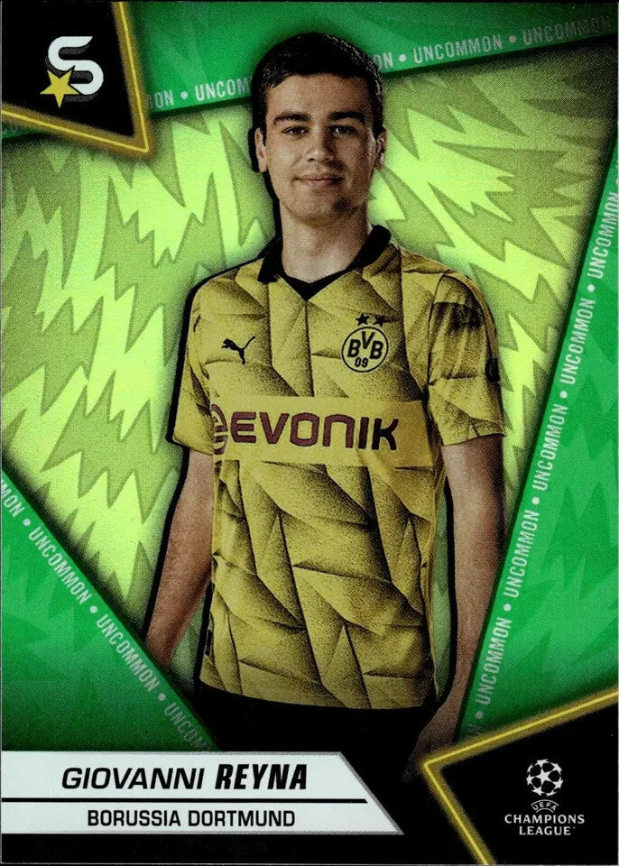 Topps Superstars 2024 23/24 Giovanni Reyna Borussia Dortmund Uncommon Card #29