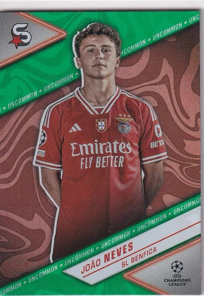 Topps Superstars 2024 23/24 Joao Neves Benfica Uncommon Card #178