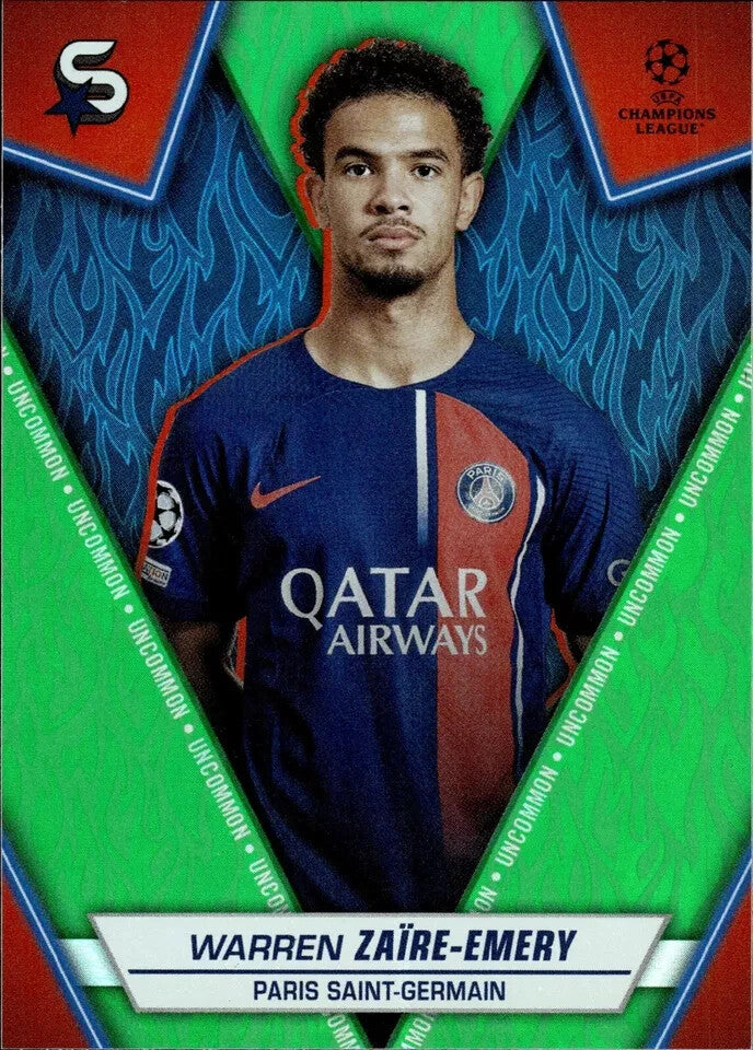 Topps Superstars 2024 23/24 Warren Zaire-Emery PSG Uncommon Card #183