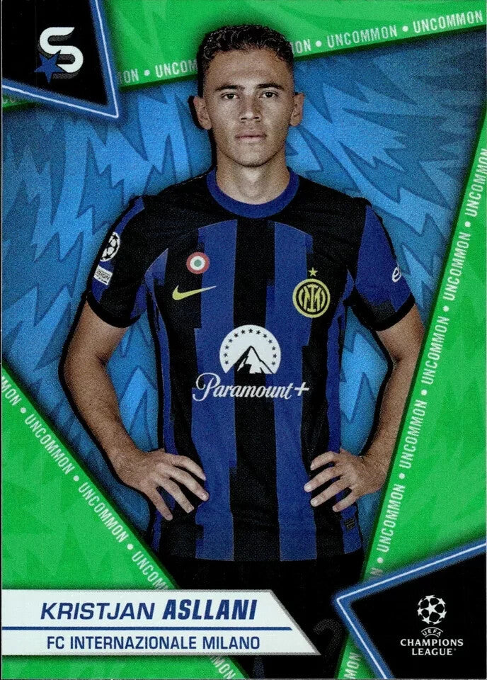Topps Superstars 2024 23/24 Kristjan Asllani Inter Milan Uncommon Card #65