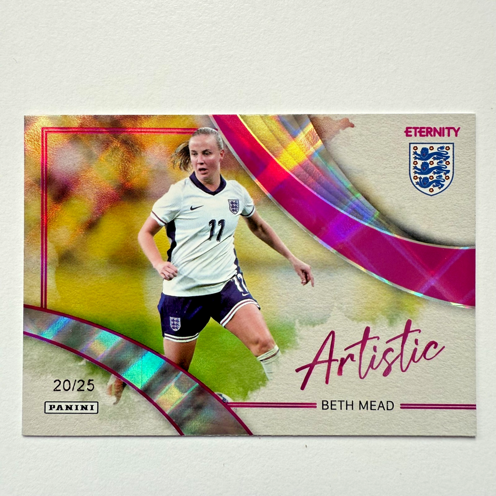 Panini Eternity 2025 Beth Mead Artistic Magenta /25 Lionesses England Card