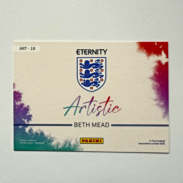Panini Eternity 2025 Beth Mead Artistic Magenta /25 Lionesses England Card
