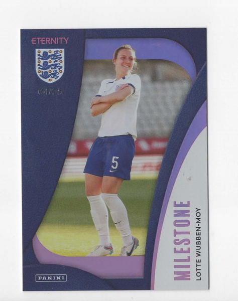 Panini Eternity 2025 Lotte Wubben-Moy Milestone Magenta /25 Lionesses Card