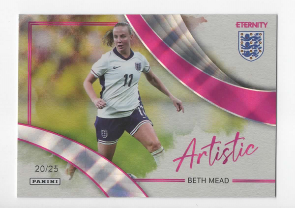 Panini Eternity 2025 Beth Mead Artistic Magenta /25 Lionesses England Card