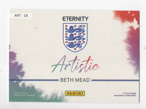 Panini Eternity 2025 Beth Mead Artistic Magenta /25 Lionesses England Card