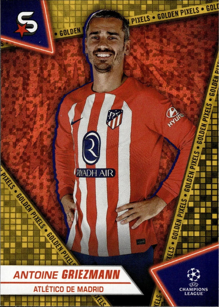 Topps Superstars 2024 23/24 Antoine Griezmann Atletico Golden Pixels Card #20