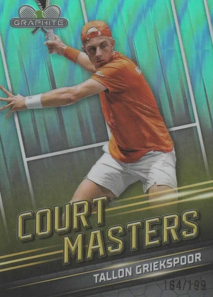 Topps 2024 Graphite Tennis Tallon Griekspoor Court Masters Green Chrome /199
