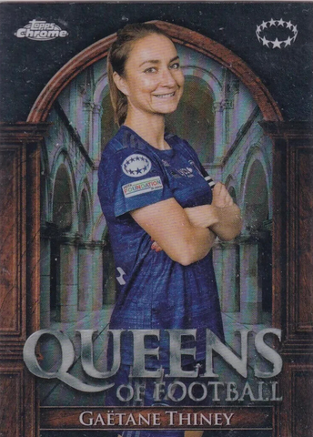 Topps Womens Chrome 2023-2024 Gaetane Thiney Paris FC Queens Of Football Card