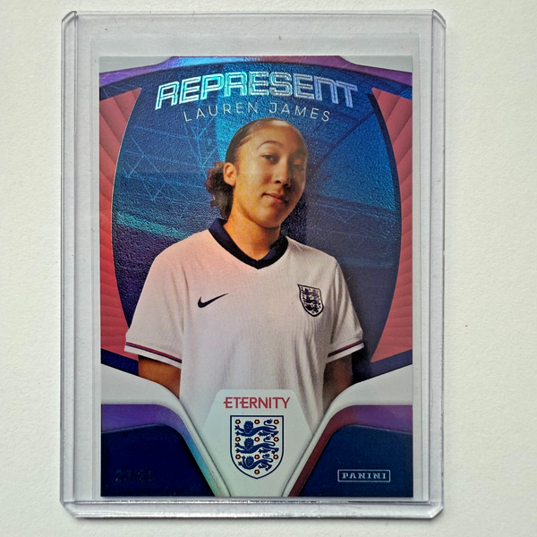 Panini Eternity 2025 Lauren James Represent Magenta /25 Lionesses Card