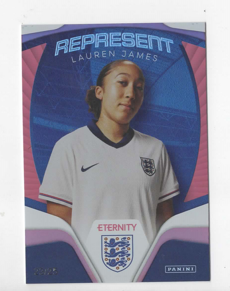 Panini Eternity 2025 Lauren James Represent Magenta /25 Lionesses Card
