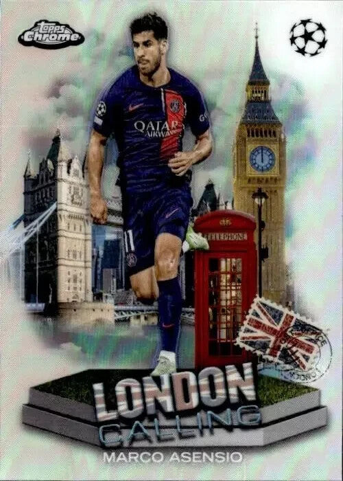 Topps Chrome Hobby UEFA Club Competitions 2023/24 Marco Asensio London Calling
