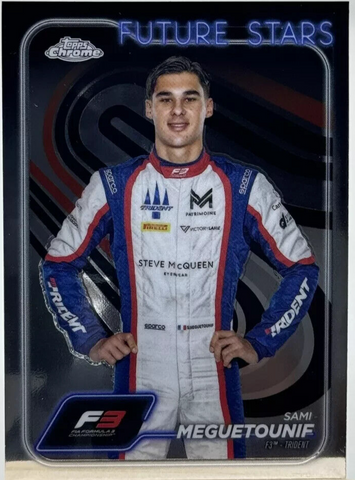 Topps Chrome Formula 1 2024 Sami Meguetounif F3 Trident Card Future Stars #27