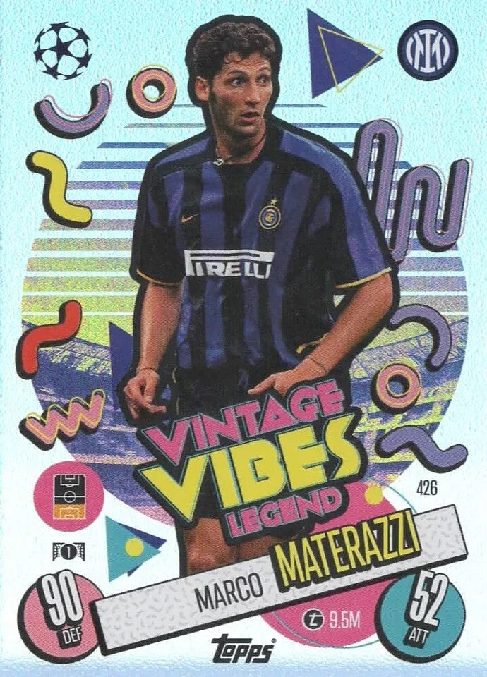 Topps Match Attax 2024/2025 24/25 Marco Materazzi Vintage Vibes Legend Inter