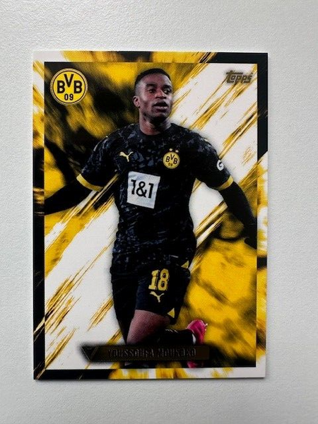 Topps Vernissage Borussia Dortmund 2023/24 Youssoufa Moukoko Base Card - No.18